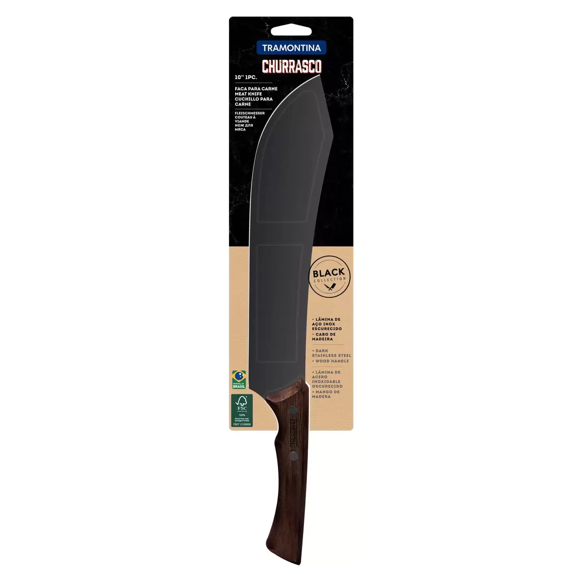 CUCHILLO TRAMONTINA 8 PULG. 22843 - Ideal para camping y asados