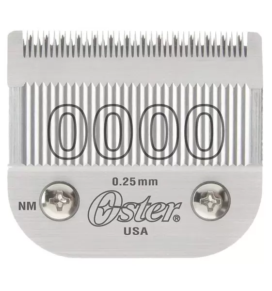 Cuchilla Oster® 0000 para cortes precisos y profesionales