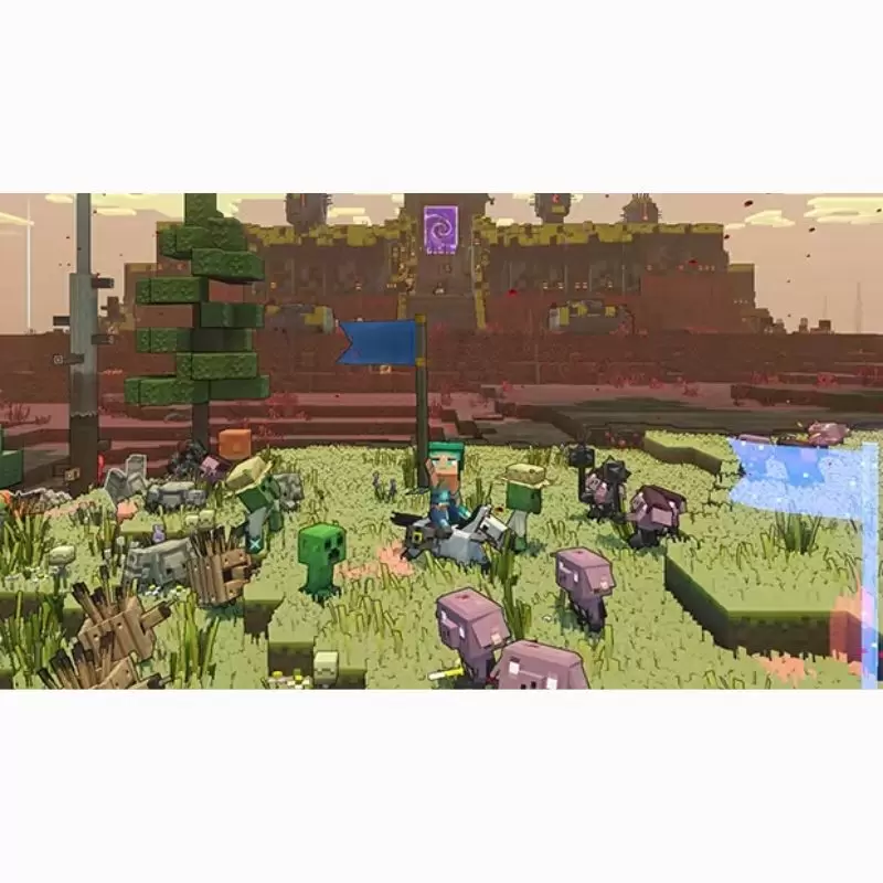 Juego PS5: Minecraft Legends Deluxe - Estrategia y Aventura Épica