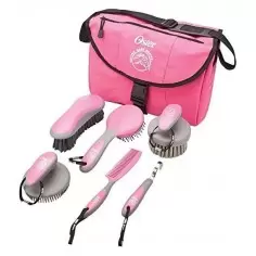 Kit de Aseo Rosa para Caballos - 7 Piezas Oster