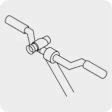 Linterna delantera para bicicleta Truper 16796, potente y duradera.