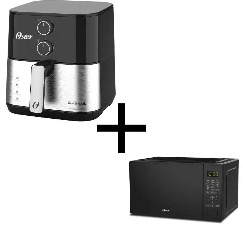 Combo Freidora y Microondas Oster: Cocina Eficiente y Compacta