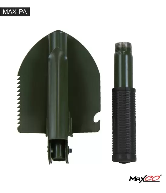 Pala Plegable Maxgo 42 cm - Resistente y multifuncional.