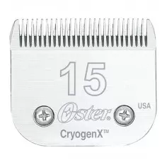 Cuchilla Oster® Cryogen 15 para corte preciso en mascotas