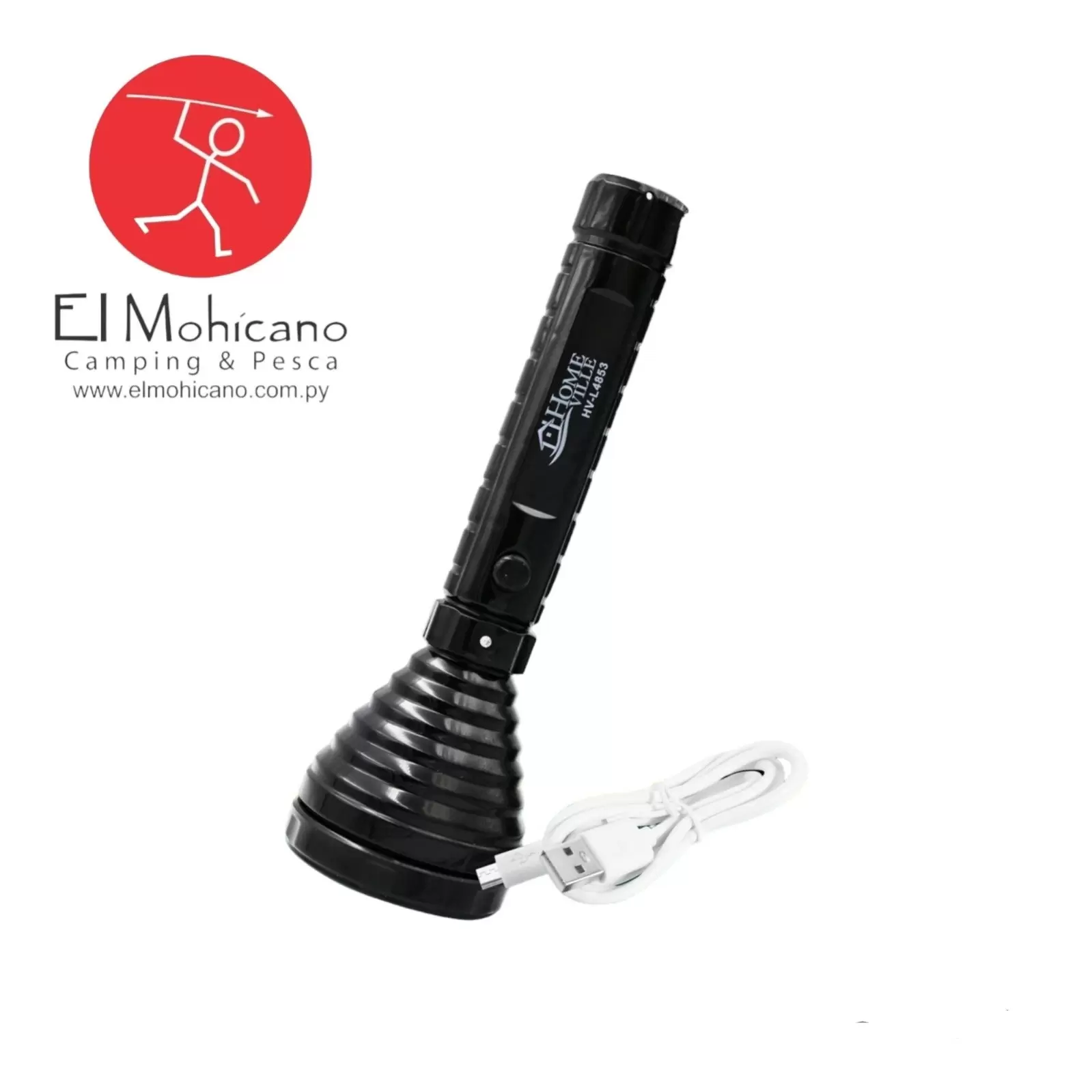 Linterna LED recargable para camping - Homeville HV-L4853 5W