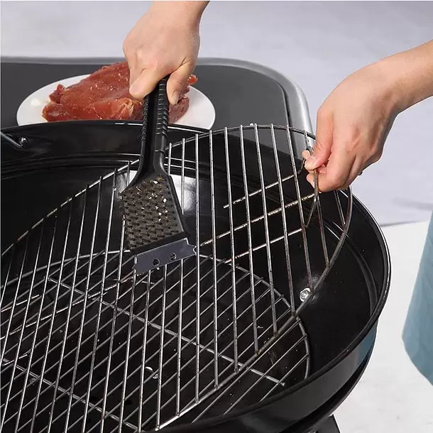 Cepillo de limpieza para parrilla de acero inoxidable - Nuevo