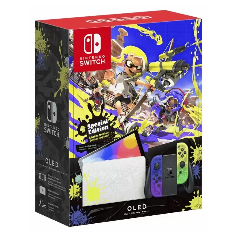 Consola Nintendo Switch OLED Splatoon 3 – Edición Especial
