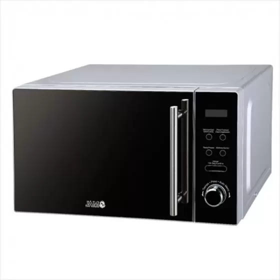 Microondas JAM 20Lts con Grill, Panel Digital y Espejado Inox