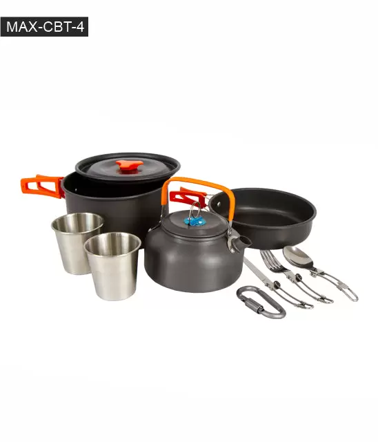 Juego de Ollas y Accesorios para Camping MAX-CBT-4 - 11 piezas
