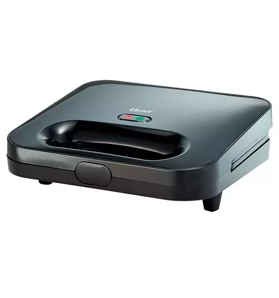 Sandwichera Compacta Oster®: Planchas Antiadhesivas y Cierre Seguro