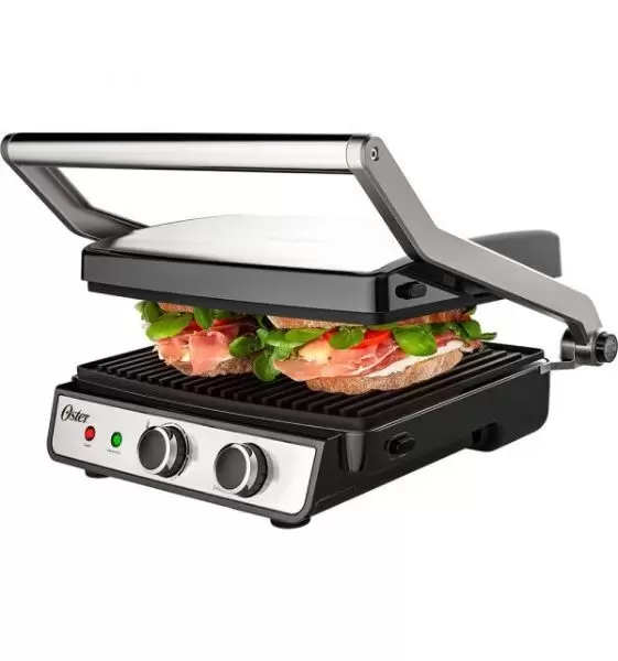Grill Eléctrico Multiuso Oster 2 en 1: Cocina Saludable y Fácil