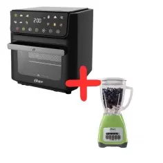 Combo Oster: Freidora Horno 12L y Licuadora 550W