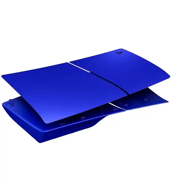 Cover Cobalt Blue para PS5 Slim: Estilo y Protección