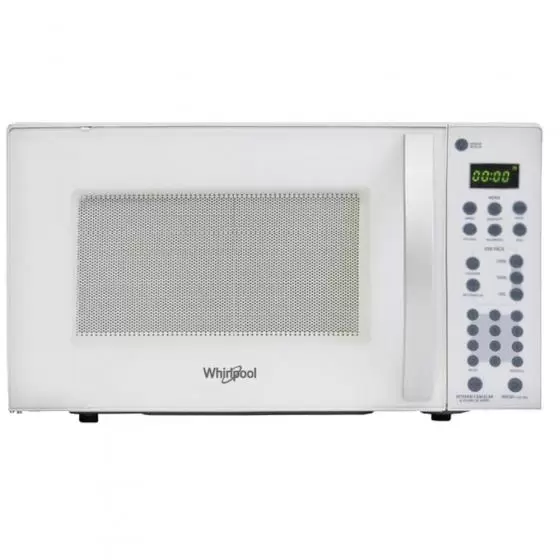Microondas Whirlpool 20L Blanco, Panel Táctil, 6 Programas Predefinidos, 700W