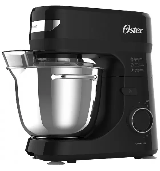 Batidora Planetaria Oster Inox 4L, 12 Velocidades y Potente