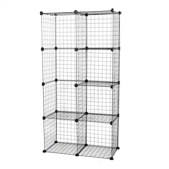 Organizador de alambre negro Decoteam DDR-015 - Nuevo y resistente