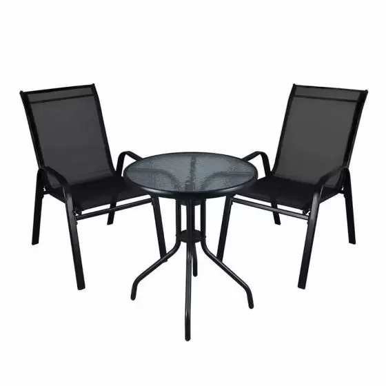 Juego de Jardín con 2 Sillas y Mesa - Modelo EM-6021
