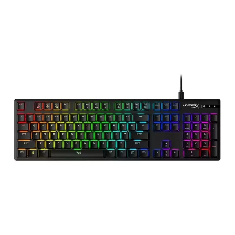Teclado Gamer HyperX Alloy Origins RGB Mecánico, Compacto y Duradero