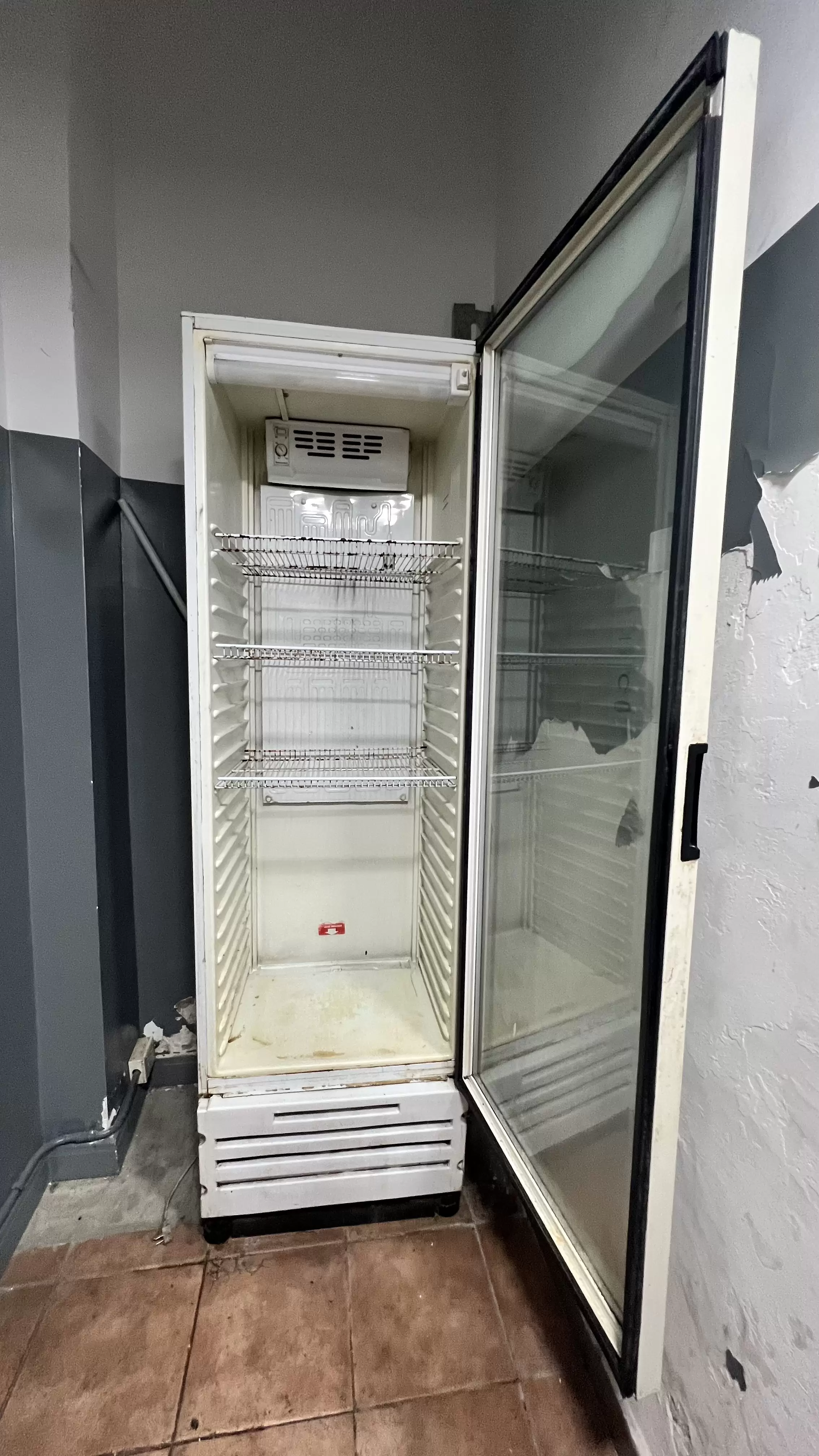 Heladera Vertical Inelro con Puerta de Vidrio - Usada