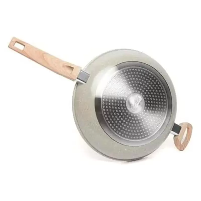 Sartén Oster Beige 2Lts con Tapa y Biocerámica Antiadherente