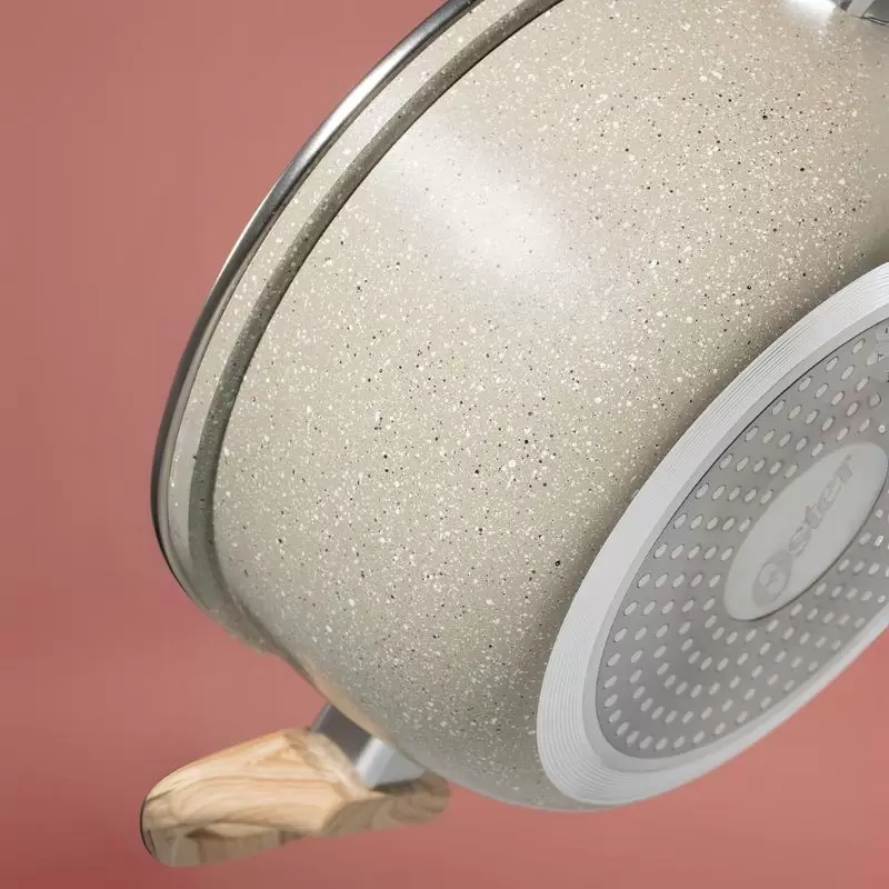 Olla Oster Marble Edition 7.5Lts Beige, Eficiencia y Estilo