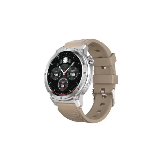 Smartwatch FTXR20-SVBE 57mm Plata/Beige Android/iOS/BT/Frec. Card - Nuevo