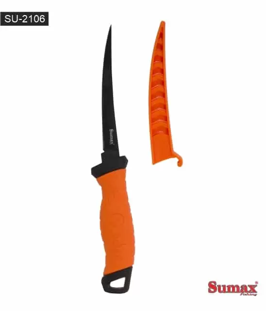 CUCHILLO SUMAX SU-2106: Ideal para filetear pescado, hoja de acero inoxidable.