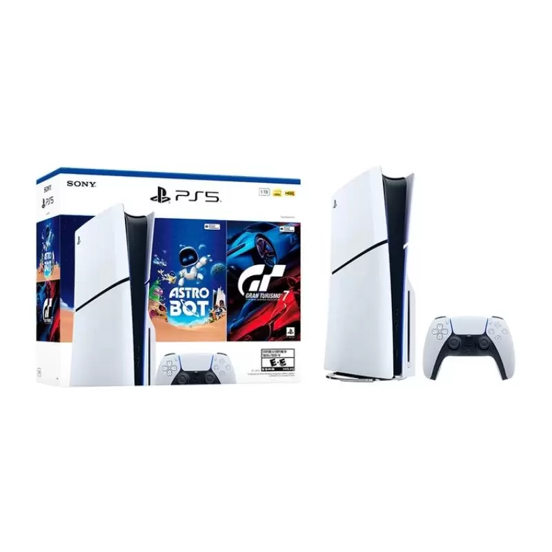 PlayStation 5 Slim 1TB con Astro Bot y Gran Turismo 7