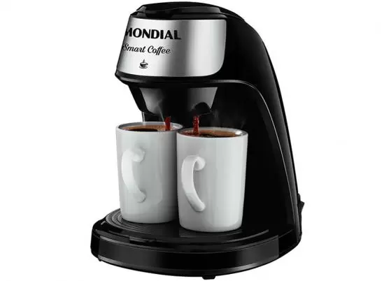 Cafetera Mondial Smart con 2 tazas - Nueva en stock