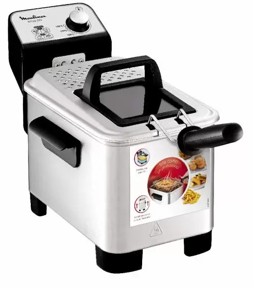 Freidora Moulinex Easy Pro 3L AM338070 - Potente y duradera