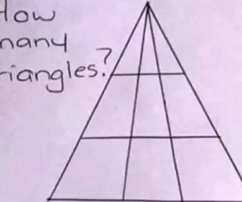 El enigma visual de los triángulos: un desafío para la mente