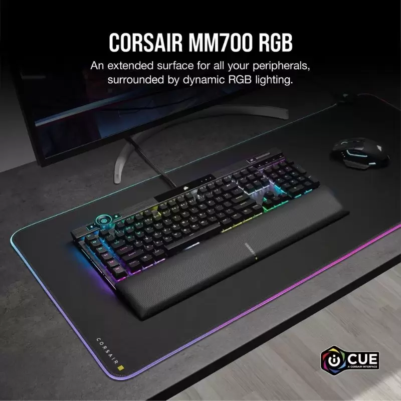 Mouse Pad Gamer Corsair MM700 XL RGB - Estilo y Precisión