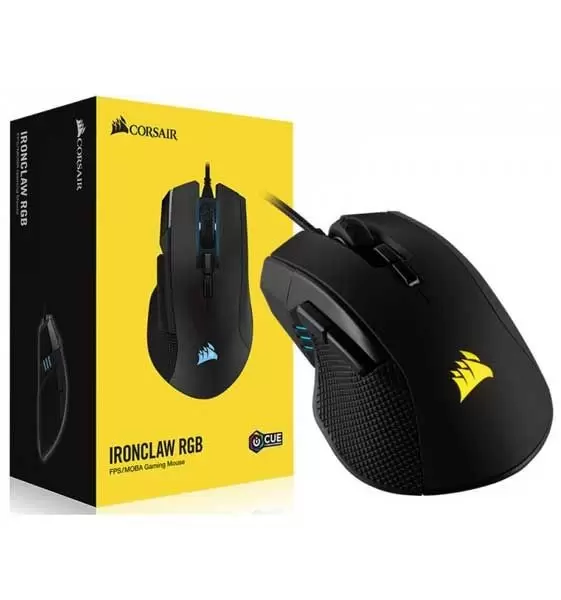 Mouse Gamer Corsair Ironclaw RGB: Precisión y Ergonomía Superior