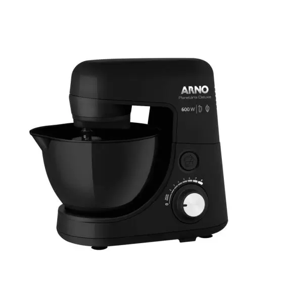 Batidora Planetaria Deluxe SX34 Negra 4L - Marca Arno - Nueva