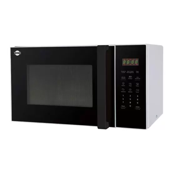 Microondas Tokyo 30L Digital con Grill Blanco: Funciones digitales y potente.