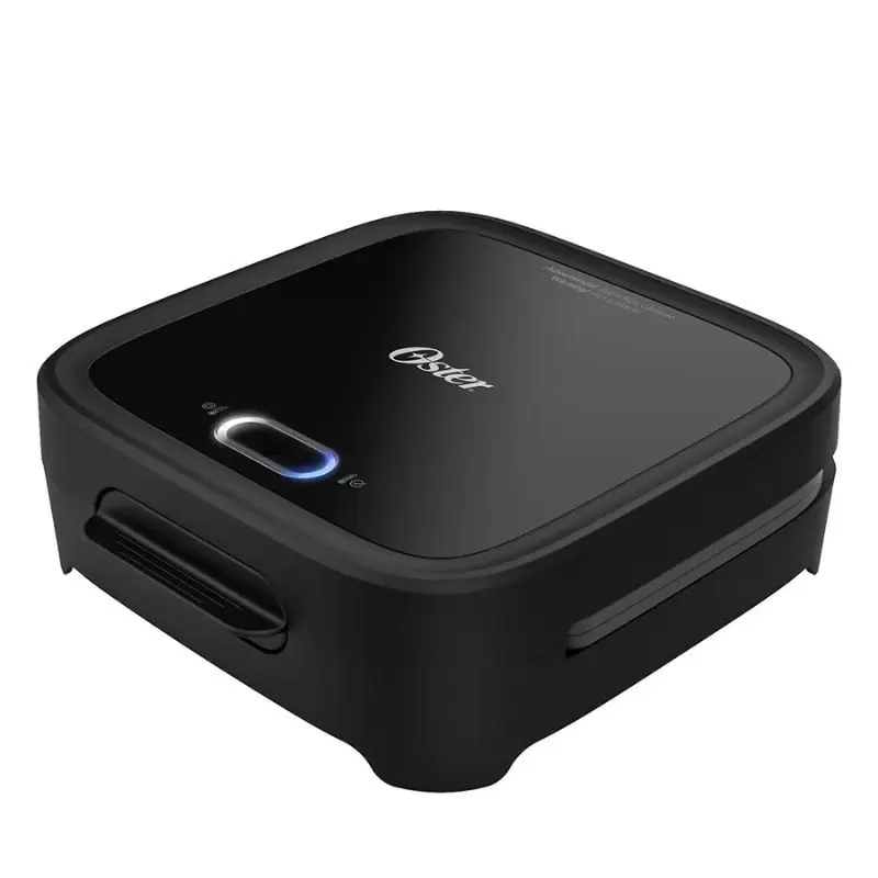 Sandwichera Oster Compacta con Platos Hondos y Cierre Seguro