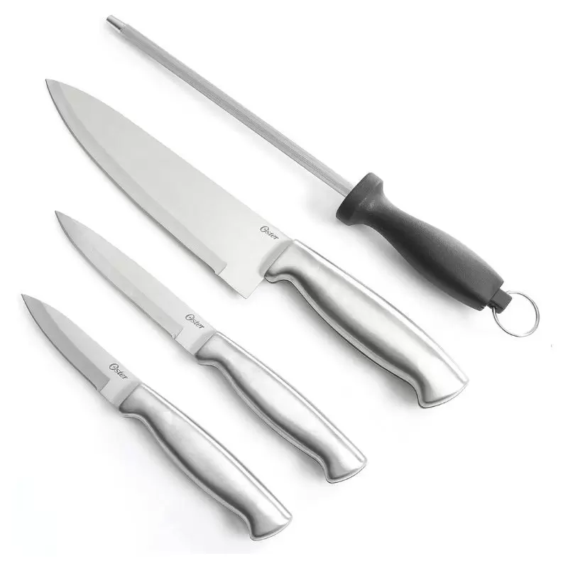 Set de Cuchillos Oster de Acero Inoxidable - 4 Piezas