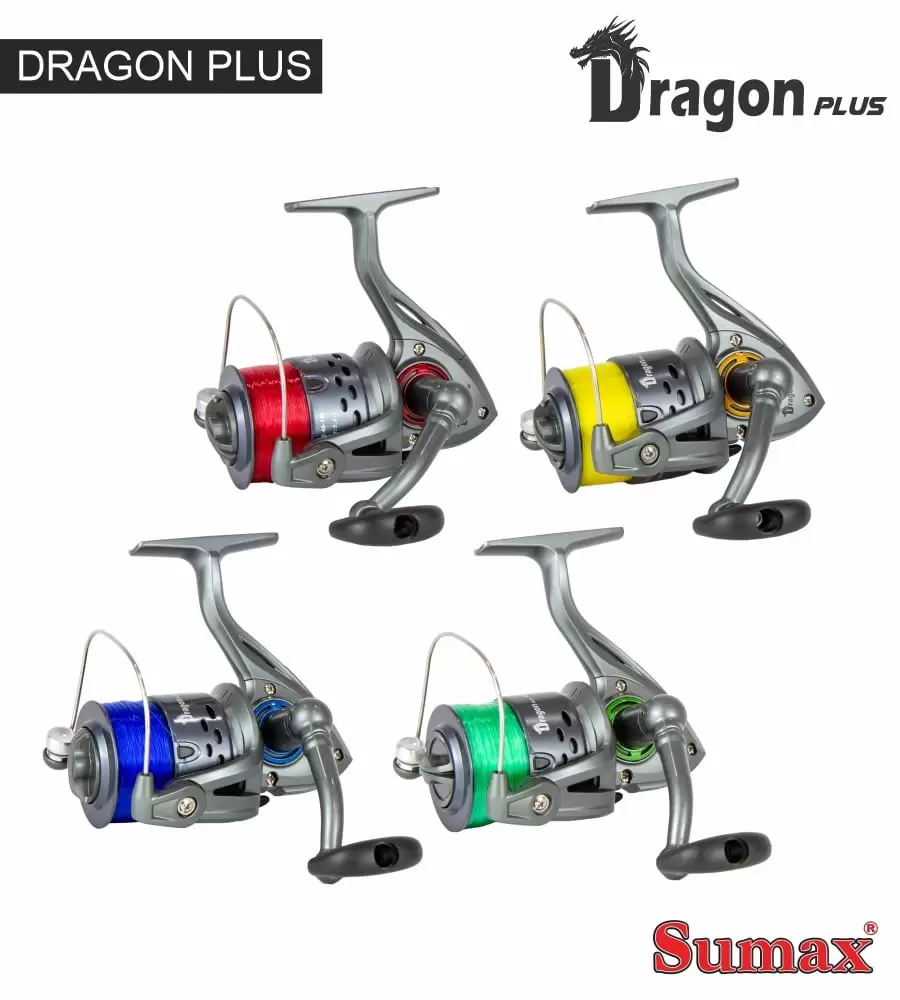 Carrete de pesca Sumax Dragon DGN-4000, 262g, 5.2:1, 0.40mm/190m