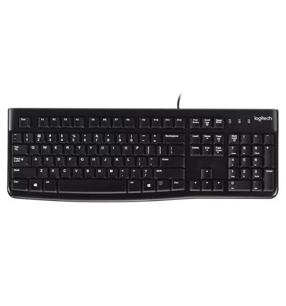 Teclado Logitech K120 USB: Resistente, Clásico y Confiable