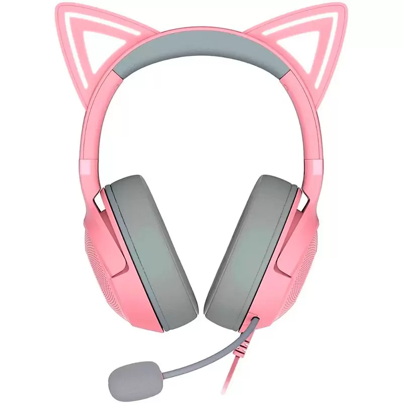 Auriculares Gamer Razer Kraken Kitty V2 - Rosa, RGB Chroma
