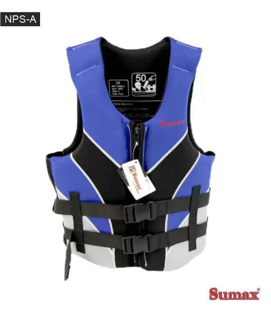 Salvavidas Sumax NPS Azul - XXXL 100 - 120 Kg - Pesca