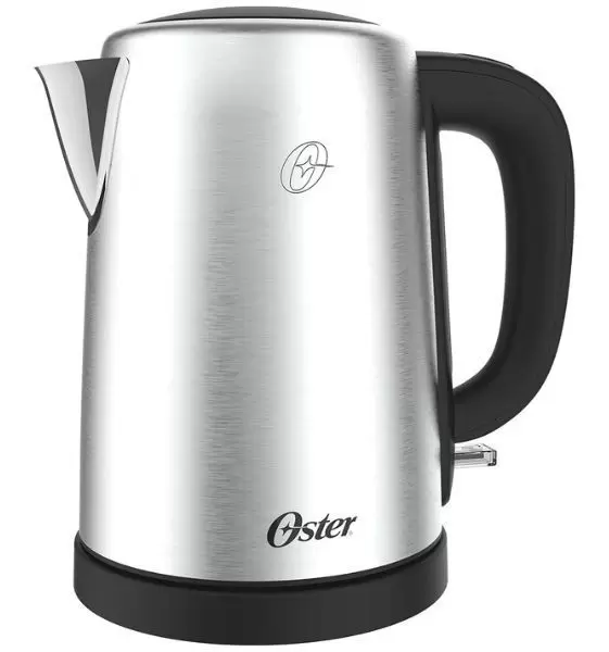 Hervidora Eléctrica Oster® Inox 1.7L: Rápida y Segura
