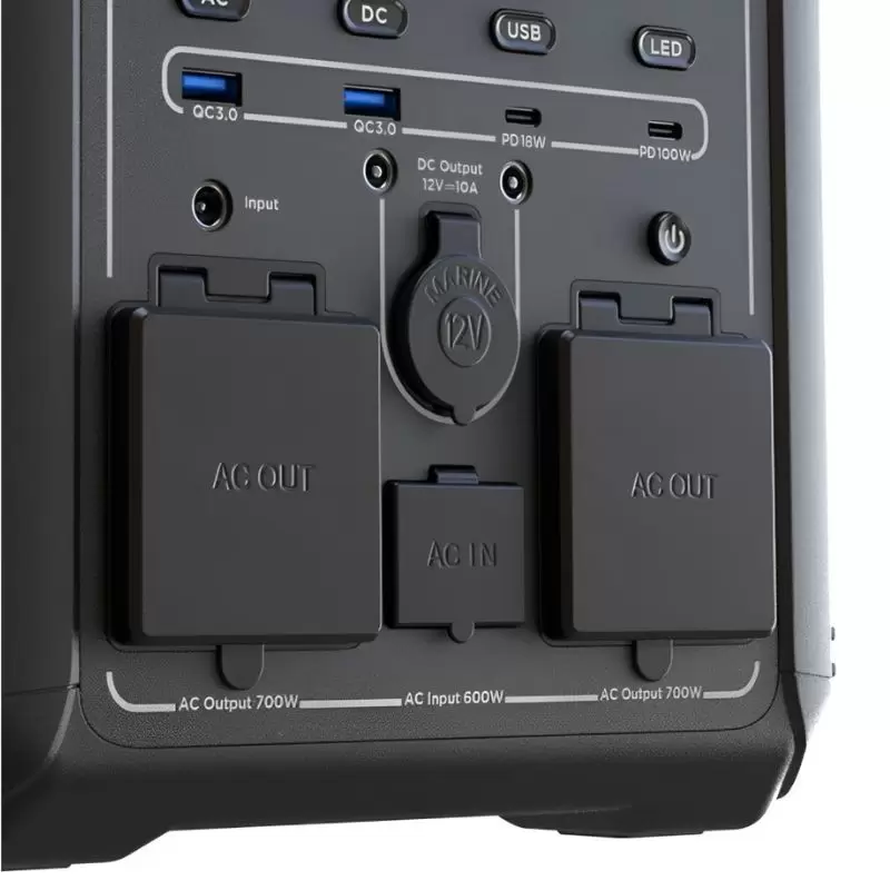 Generador Forza FPP-T702: Potente, portátil y silencioso para exteriores.