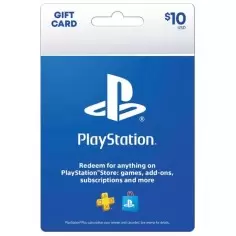 Gift Card PlayStation Store $10 - Código Digital para Juegos