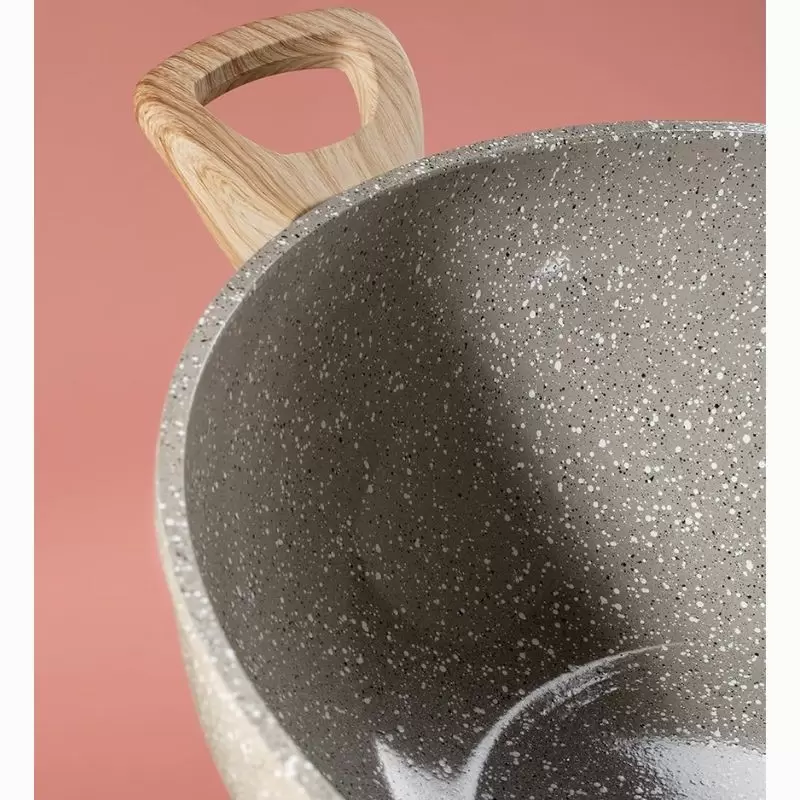 Sartén Oster Beige 7L con Tapa de Vidrio Templado