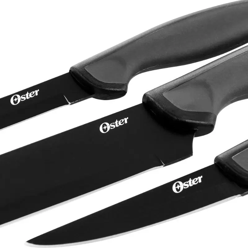 Set de Cuchillos de Cocina Oster Slice Craft de 3 Piezas