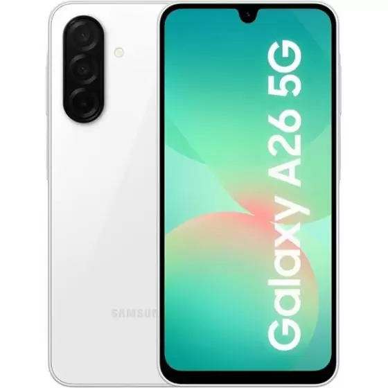Celular Samsung A26 5G 6GB + 128GB Blanco - Nuevo